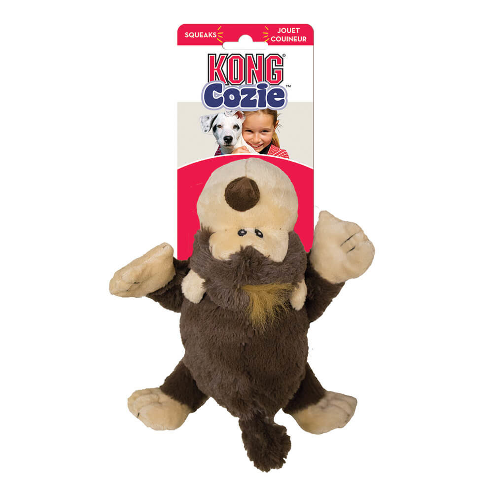 KONG COZIE Brown Funky Monkey Plush Toy