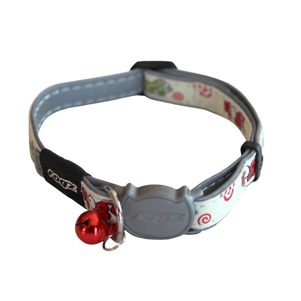 Reflective Glow-in-the-Dark Safeloc Breakaway Cat Collar