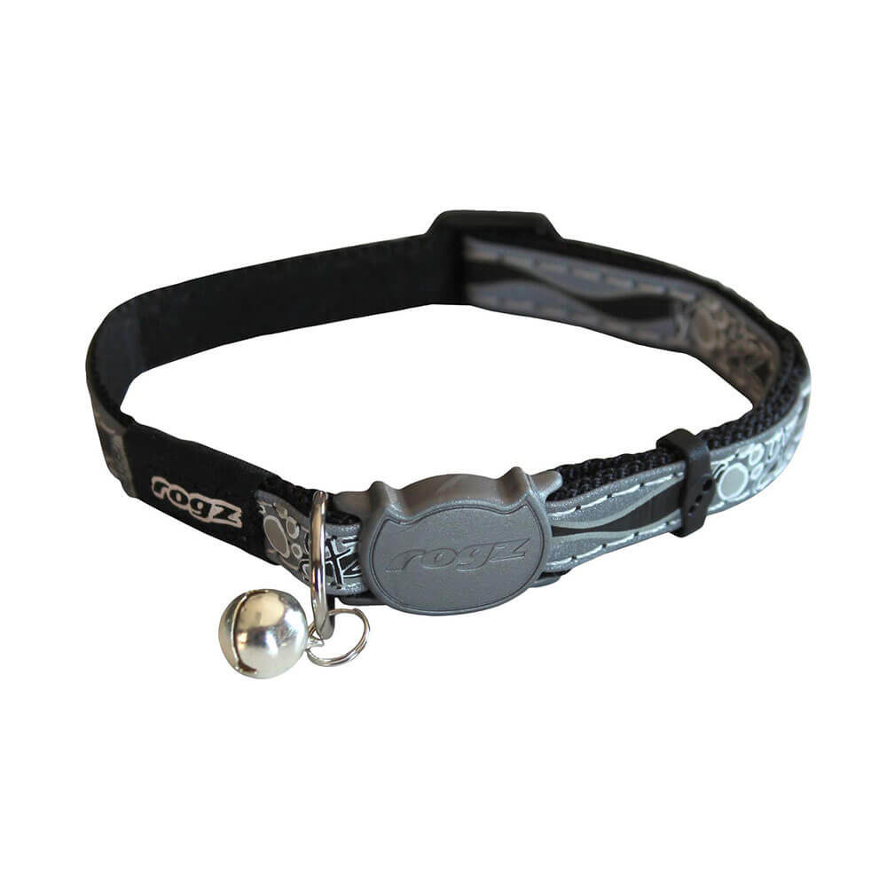 Rogz Catz NightCat Reflective Safeloc Breakaway Cat Collar