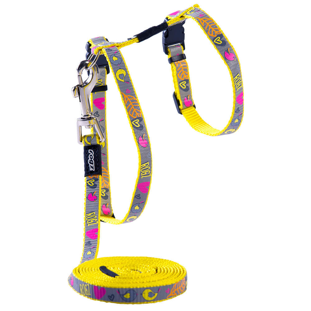 Rogz Catz ReflectoCat Reflective Cat H-Harness & Lead Combination